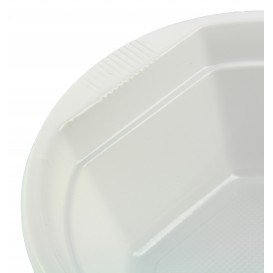 Weiße Plastikschale 250ml (100 Einheiten)
