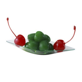 Plastikteller Kanu "Water Green" 13cm (1152 Einh.)