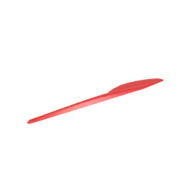 Plastikmesser Rot 165mm (15 Einheiten)
