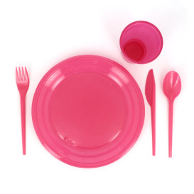 Plastikmesser magenta 165mm (900 Einheiten)