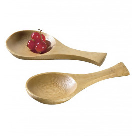 Kleiner Bambuslöffel Verkostung 9cm (50 Einh.)