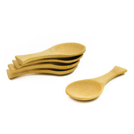 Kleiner Bambuslöffel Verkostung 9cm (50 Einh.)