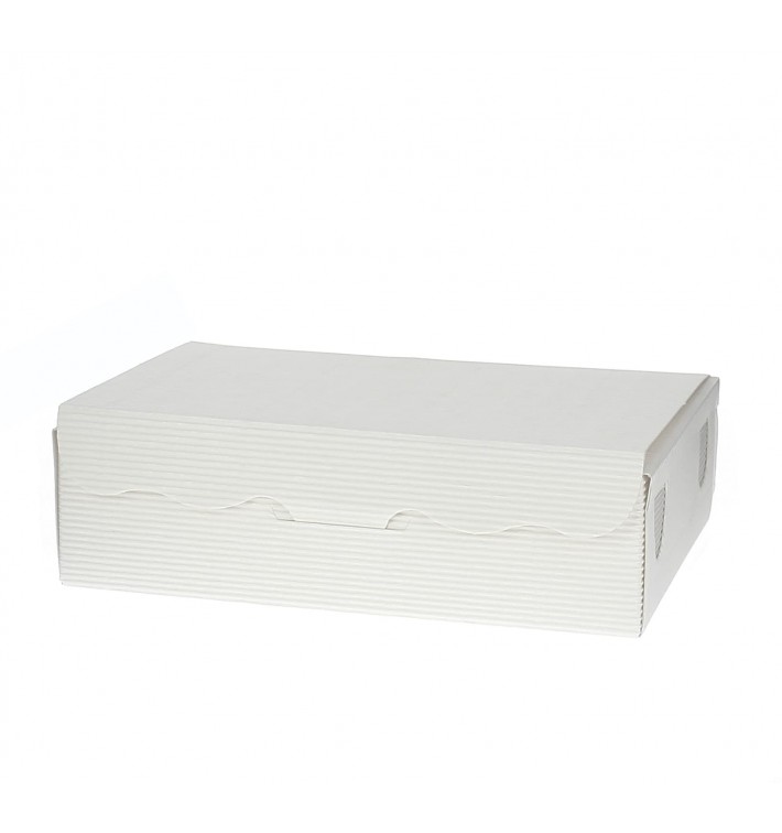 Box für Süßwaren und Konfekt weiß 11x6,5x2,5cm 