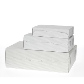 Box für Süßwaren und Konfekt weiß 11x6,5x2,5cm (5 Einh.)