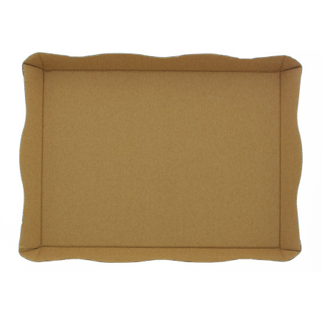 Kraft-Karton-Tablett