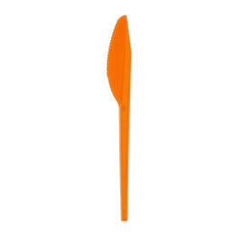 Plastikmesser Orange 165mm 