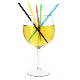 Rührer für Plastikgetränke Fluoreszierend 175mm (100 Einh.)