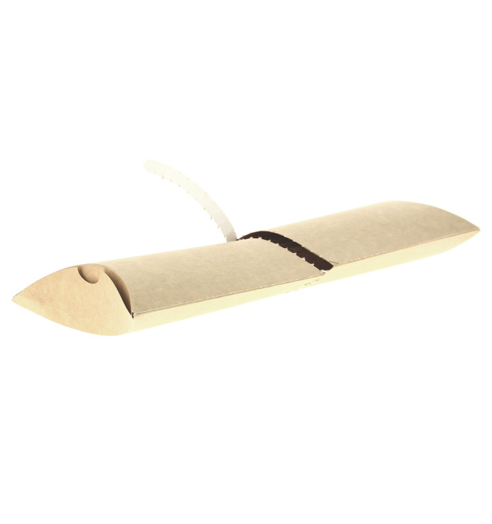 Verpackung für Baguette Kraft mit leicht zu öffnender Verpackung für Baguette Kraft mit leicht zu öffnender