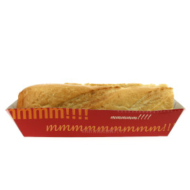 Hot-Dog-Tray 17x5,5x3,8cm (50 Einheiten)