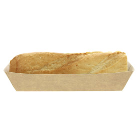 Hot-Dog-Tray Kraft 17x5,5x3,8cm (25 Einheiten)