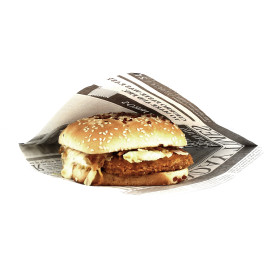 Hamburgertüten fettdicht offen Times 17x18cm (4.000 Einh.)