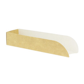 Hot-Dog Karton Kraft 17x5x3,5cm (25 Einheiten)