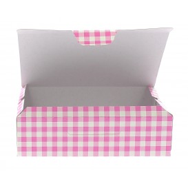 Gebäck-karton pink 17,5x11,5x4,7cm (360 Einh.)