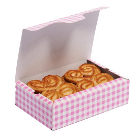 Gebäck-karton pink 17,5x11,5x4,7cm (5 Einh.)
