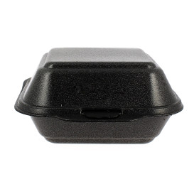 Burger-Box groß FOAM Schwarz (500 Einh.)