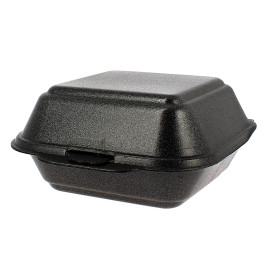 Burger-Box groß FOAM Schwarz (500 Einh.)