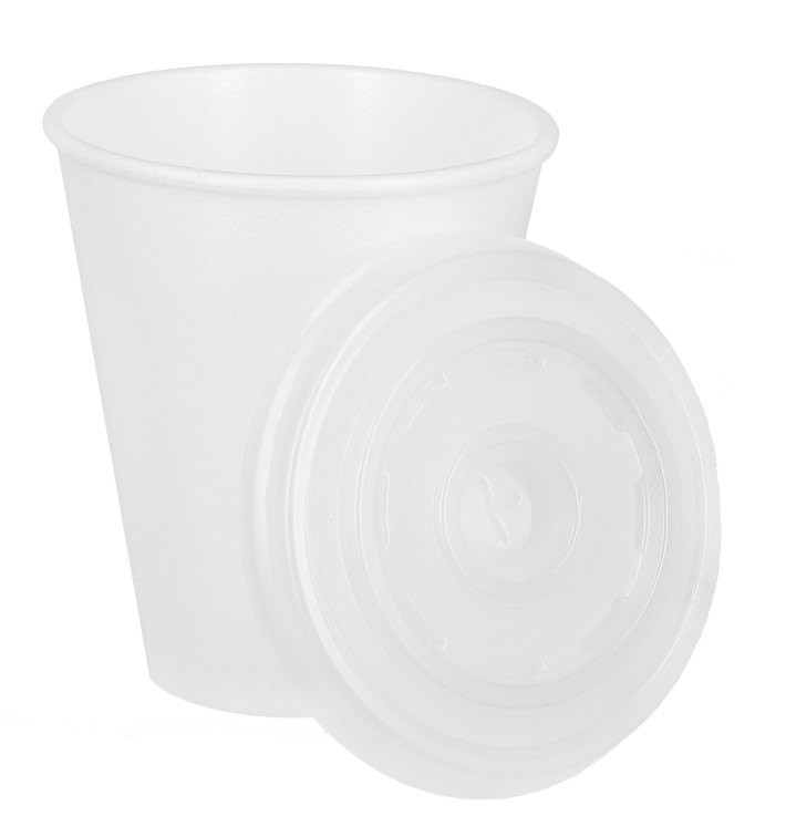 FOAM Becher weiß 200ml + Deckel 200ml FOAM Becher weiß 200ml + Deckel 200ml