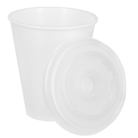Styroporbecher mit Deckel 200ml (1.000 Stück)