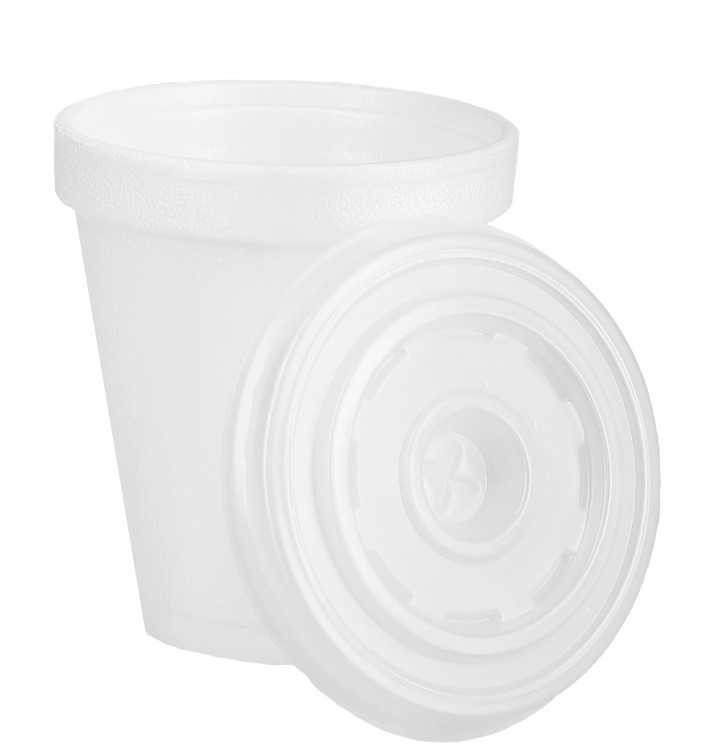 FOAM Becher weiß 180ml + Deckel 180ml FOAM Becher weiß 180ml + Deckel 180ml