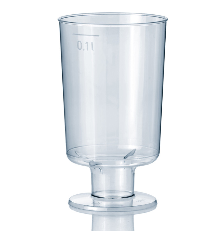 Plastik Gläser mit fuß 100ml Plastik Gläser mit fuß 100ml