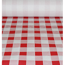 Rolle Papiertischdecke Kariert rot 1x100 Meterware 40g (1 Einh.)