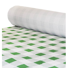 Rolle Papiertischdecke Kariert grün 1x100 Meterware 40g (1 Einh.)
