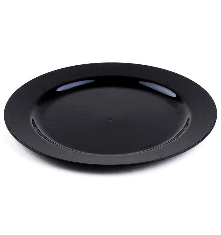 Plastik Teller extra Stark schwarz 26cm Plastik Teller extra Stark schwarz 26cm