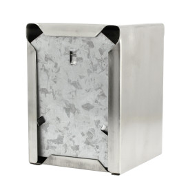 Dispensador Servilletero INOXIDABLE Miniservis 17x17 (1 Unidades)
