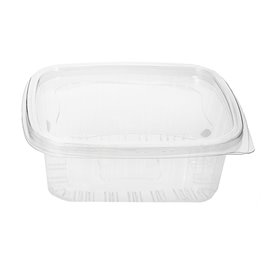Transparent Dose mit Klappdeckel PET 750ml (640 Einh.)