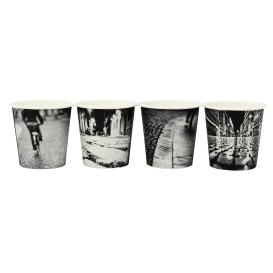 Karton Kaffeebecher "Parisian" 4Oz/120 ml Ø6,2cm (50 Einh)
