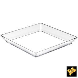 Plastikschüssel Verkostung Rombo Transparent 95 ml (25 Einh.)