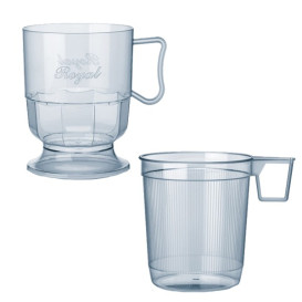 Transparent Plastiktasse Stark 200ml (300 Einheiten)