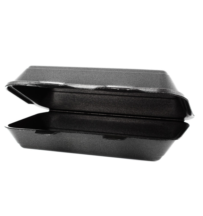 Verpackung LunchBox FOAM Schwarz 240x155x70mm Verpackung LunchBox FOAM Schwarz 240x155x70mm
