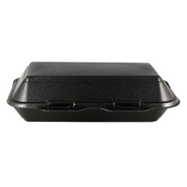 Verpackung LunchBox FOAM Schwarz 240x155x70mm (500 Einh.)