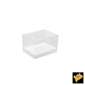 Plastikschüssel Verkostung Rombo Transparent 95 ml (25 Einh.)