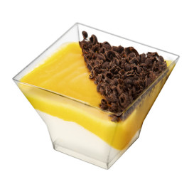 Plastikschüssel Verkostung Rombo Transparent 95 ml (25 Einh.)