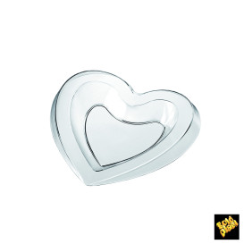 Plastikteller Verkostung "Free" Transparent (50 Einh.)