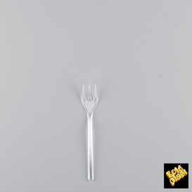 Plastikgabel Verkostung Transparent 100 mm (1500 Einh.)