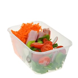 Plastikdose rechteckig PP 1.000ml (50 Einh.)