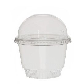 Transp. Dessert Becher für Eis PET 8oz/240ml (50 Einh.)