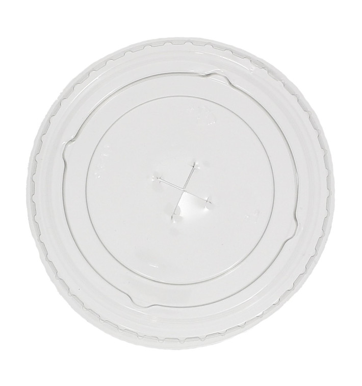 Deckel mit Kreuz Flach für Plastikbecher PP 300ml Ø7,4cm (2.500 Einh.) Deckel mit Kreuz Flach für Plastikbecher PP 300ml Ø7,4cm (2.500 Einh.)