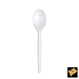 Weißer Plastiklöffel "Economy" 165mm (2.000 Einheiten)