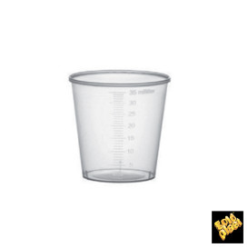 Plastikbecher weiß PP 100ml  (4.800 Stück)