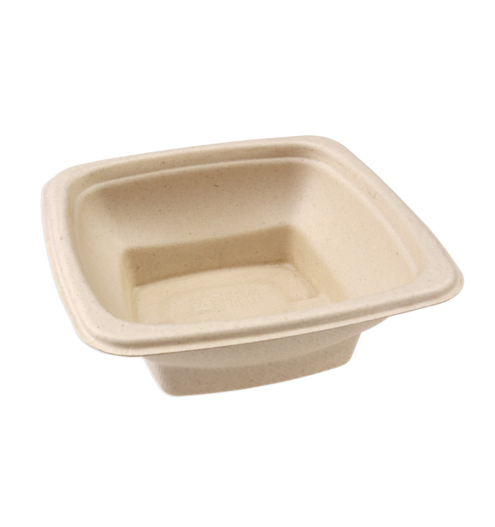 Schüssel Zuckerrohr-Fasern 150x150x40mm Schüssel Zuckerrohr-Fasern 150x150x40mm