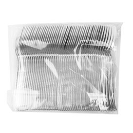 Plastiklöffel metallisiert 175mm (50 Stück)