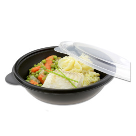 Verpackungsbecher aus Plastik 750ml Ø19cm (50 Stück)
