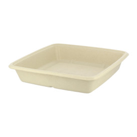 Verpackung Zuckerrohr 230x230x30mm (75 Stück)