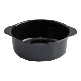 Plastikschüssel mit Griffen Schwarz 52ml 