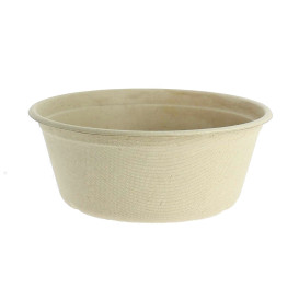 Schüssel Zuckerrohr-Fasern 500ml Ø15cm 