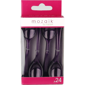 Plastiklöffel aubergine 160mm (180 Stück)